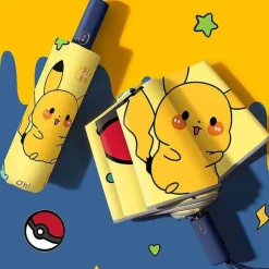 Pkm.store Sonstiges Merchandise-Pokemon Pikachu Regenschirme (Manuell Oder Automatik)