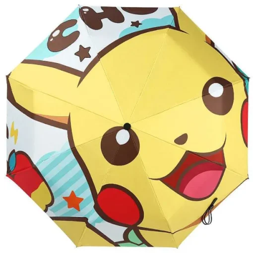 Pkm.store Sonstiges Merchandise-Pokemon Pikachu Regenschirme (Manuell Oder Automatik)
