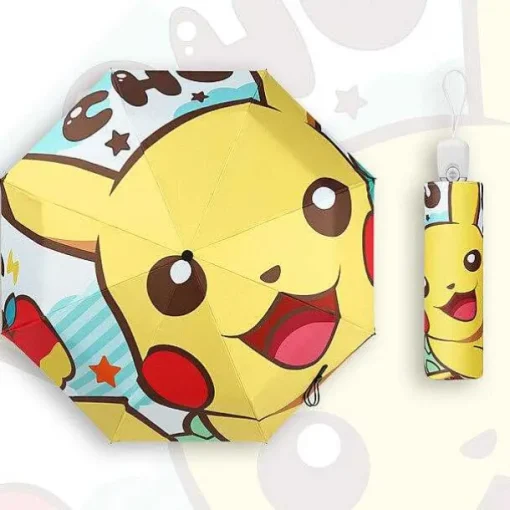 Pkm.store Sonstiges Merchandise-Pokemon Pikachu Regenschirme (Manuell Oder Automatik)