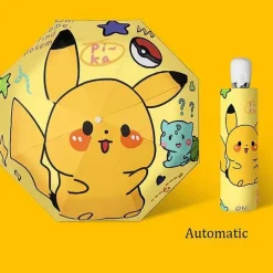 Pkm.store Sonstiges Merchandise-Pokemon Pikachu Regenschirme (Manuell Oder Automatik)