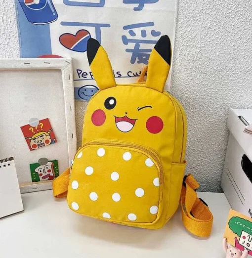 Pkm.store Rucksäcke & Taschen-Pokemon Pikachu Rucksack Mit Lustigen Punkten