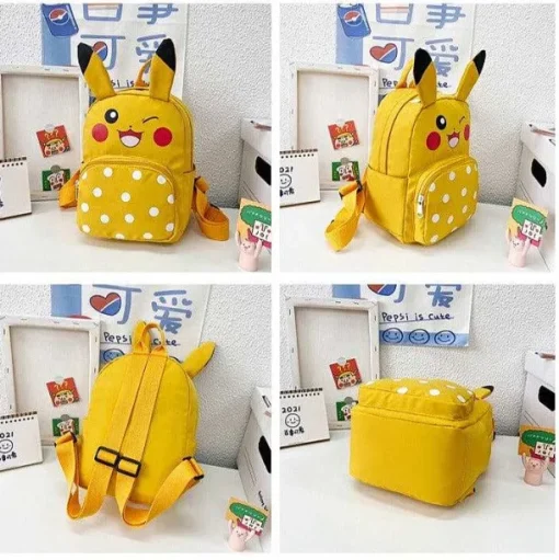Pkm.store Rucksäcke & Taschen-Pokemon Pikachu Rucksack Mit Lustigen Punkten