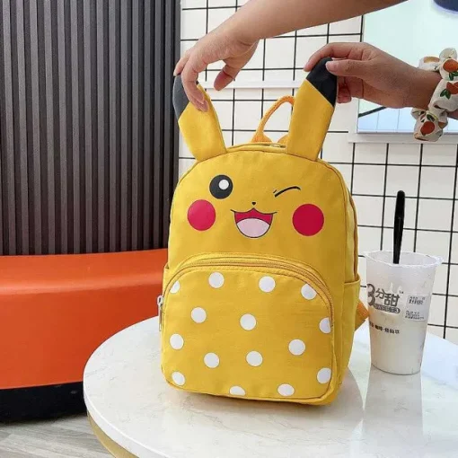 Pkm.store Rucksäcke & Taschen-Pokemon Pikachu Rucksack Mit Lustigen Punkten
