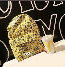 Pkm.store Rucksäcke & Taschen-Pokemon Pikachu Rucksack (30Cm*10Cm*40Cm)