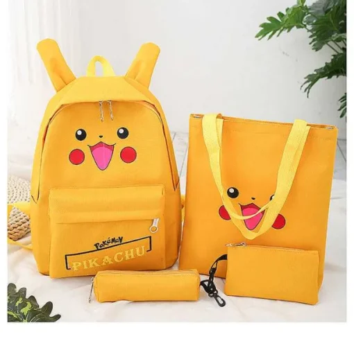 Pkm.store Rucksäcke & Taschen-Pokemon Pikachu Rucksack & Taschen Set