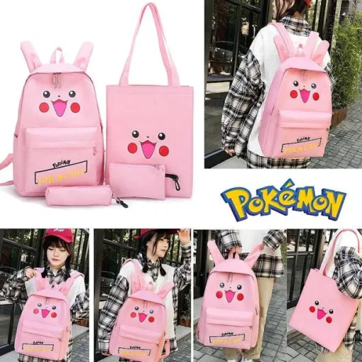 Pkm.store Rucksäcke & Taschen-Pokemon Pikachu Rucksack & Taschen Set