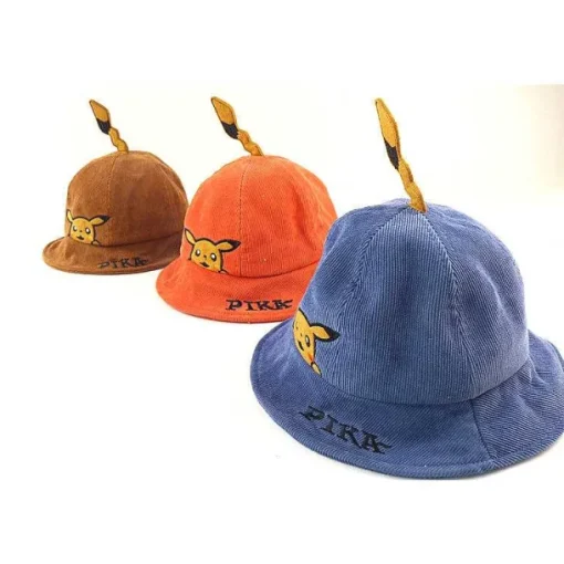 Pkm.store Pokemon Mützen & Caps-Pokemon Pikachu Sonnenschutz Hut Fur Kleinkinder