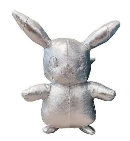 Pkm.store Pokemon Kuscheltiere-Pokemon Pikachu Stofftier In Silber Special Edition (Ca. 25Cm)