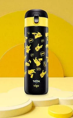 Pkm.store Sonstiges Merchandise-Pokemon Pikachu Thermo-Trinkflasche, 450 Ml