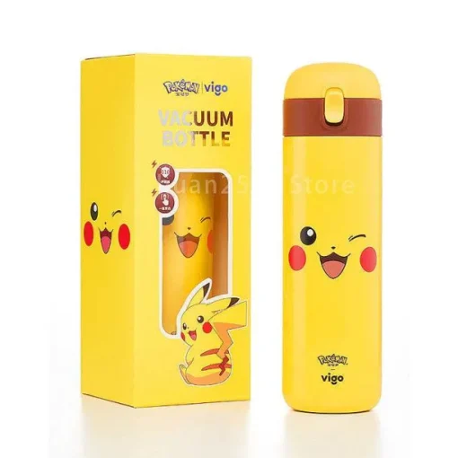 Pkm.store Sonstiges Merchandise-Pokemon Pikachu Thermo-Trinkflasche, 450 Ml