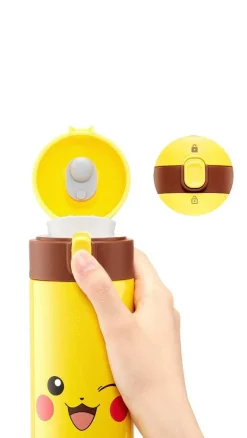 Pkm.store Sonstiges Merchandise-Pokemon Pikachu Thermo-Trinkflasche, 450 Ml