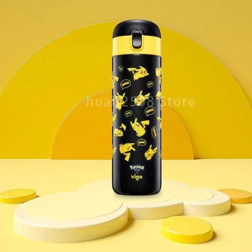 Pkm.store Sonstiges Merchandise-Pokemon Pikachu Thermo-Trinkflasche, 450 Ml