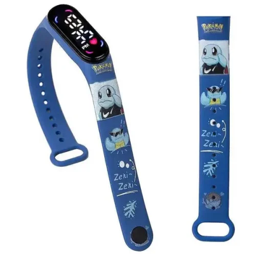 Pkm.store Uhren Und Wecker-Pokemon Pikachu U. A. Digital Armbanduhr Fur Kinder