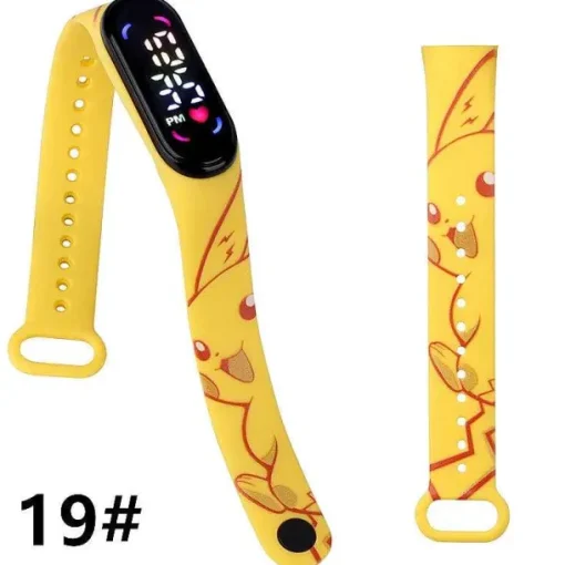 Pkm.store Uhren Und Wecker-Pokemon Pikachu U. A. Digital Armbanduhr Fur Kinder