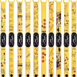 Pkm.store Uhren Und Wecker-Pokemon Pikachu U. A. Digital Armbanduhr Fur Kinder