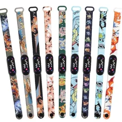 Pkm.store Uhren Und Wecker-Pokemon Pikachu U. A. Digital Armbanduhr Fur Kinder