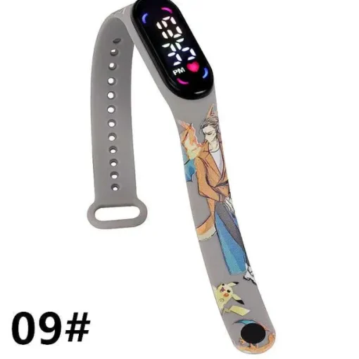 Pkm.store Uhren Und Wecker-Pokemon Pikachu U. A. Digital Armbanduhr Fur Kinder