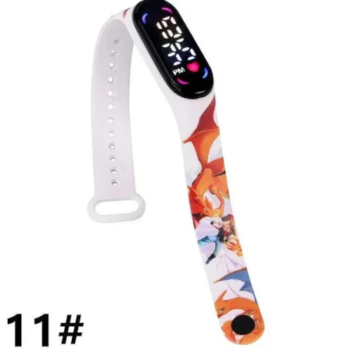 Pkm.store Uhren Und Wecker-Pokemon Pikachu U. A. Digital Armbanduhr Fur Kinder