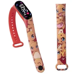 Pkm.store Uhren Und Wecker-Pokemon Pikachu U. A. Digital Armbanduhr Fur Kinder