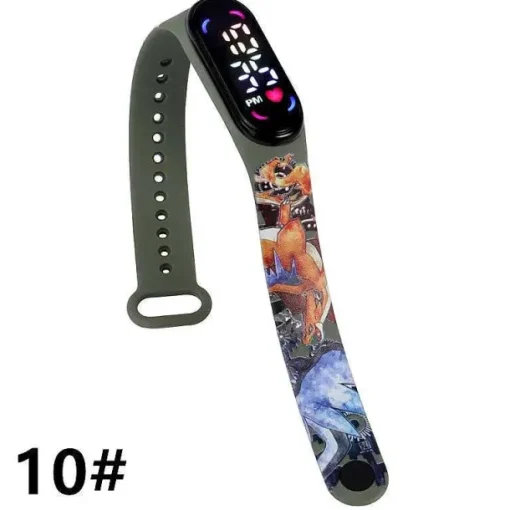 Pkm.store Uhren Und Wecker-Pokemon Pikachu U. A. Digital Armbanduhr Fur Kinder