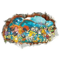 Pkm.store Sonstiges Merchandise-Pokemon Pikachu U. A. Wand Sticker