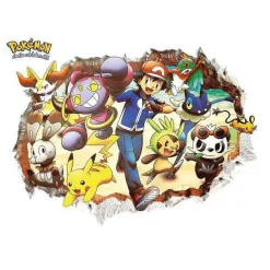 Pkm.store Sonstiges Merchandise-Pokemon Pikachu U. A. Wand Sticker