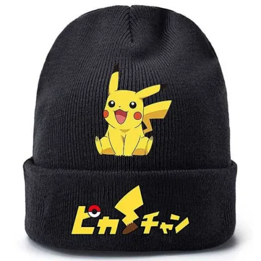 Pkm.store Herbst & Winter-Pokemon Pikachu Winter Beanie Mutze Fur Die Kalte Jahreszeit
