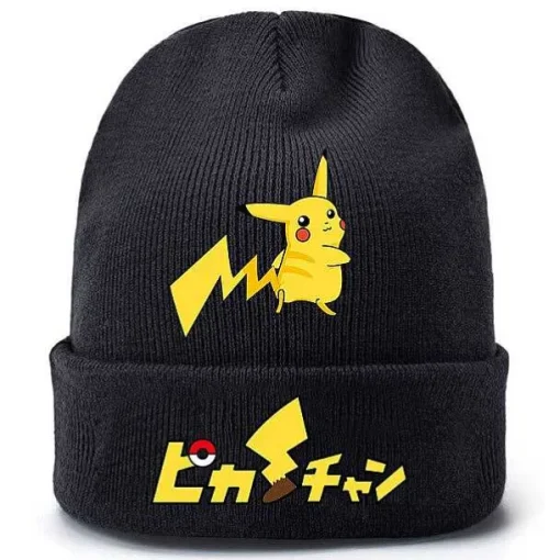 Pkm.store Herbst & Winter-Pokemon Pikachu Winter Beanie Mutze Fur Die Kalte Jahreszeit