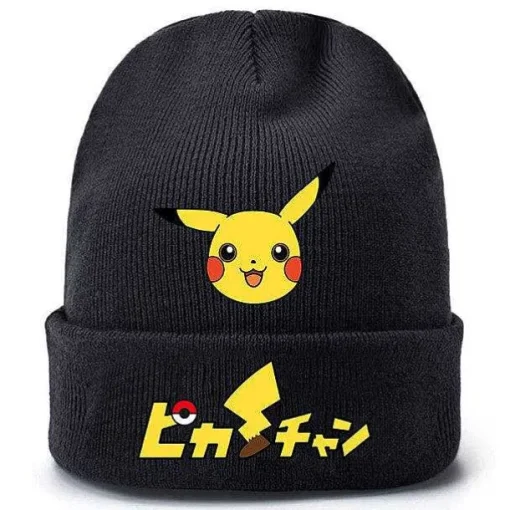 Pkm.store Herbst & Winter-Pokemon Pikachu Winter Beanie Mutze Fur Die Kalte Jahreszeit