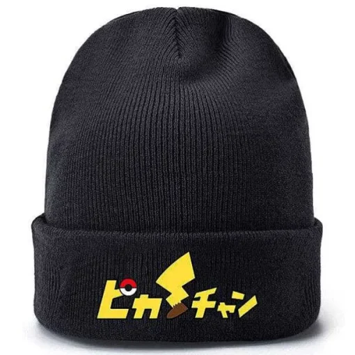 Pkm.store Herbst & Winter-Pokemon Pikachu Winter Beanie Mutze Fur Die Kalte Jahreszeit