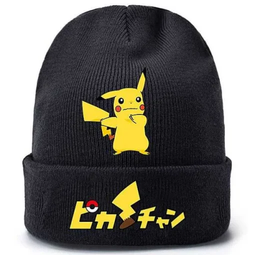 Pkm.store Herbst & Winter-Pokemon Pikachu Winter Beanie Mutze Fur Die Kalte Jahreszeit