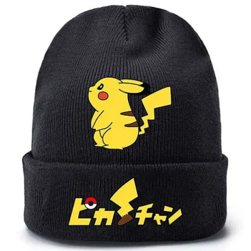 Pkm.store Herbst & Winter-Pokemon Pikachu Winter Beanie Mutze Fur Die Kalte Jahreszeit