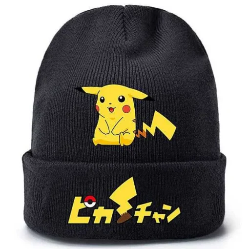 Pkm.store Herbst & Winter-Pokemon Pikachu Winter Beanie Mutze Fur Die Kalte Jahreszeit