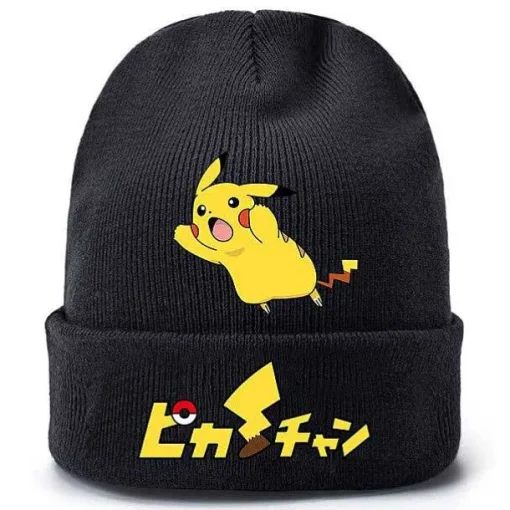 Pkm.store Herbst & Winter-Pokemon Pikachu Winter Beanie Mutze Fur Die Kalte Jahreszeit