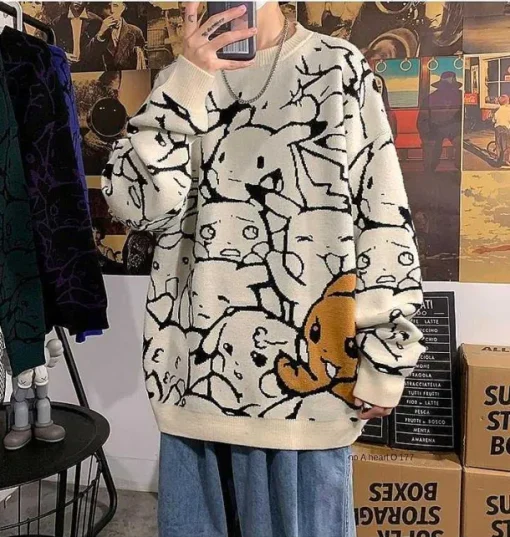 Pkm.store Herbst & Winter-Pokemon Pikachu Winter Sweater
