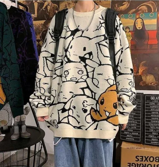 Pkm.store Herbst & Winter-Pokemon Pikachu Winter Sweater