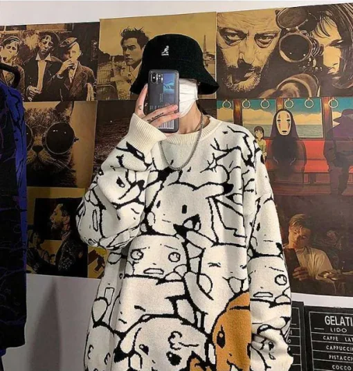 Pkm.store Herbst & Winter-Pokemon Pikachu Winter Sweater
