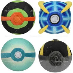 Pkm.store Pokeball & Pokebälle-Pokemon Plusch Balle (4 Stk.) Master Ball Super Ball Great Ball Ultra Ball (Ca. 12Cm)