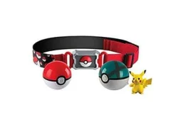 Pkm.store Sonstiges Merchandise-Pokemon Poke Ball Gurtel Mit 2X Pokeball Und 1X Figur