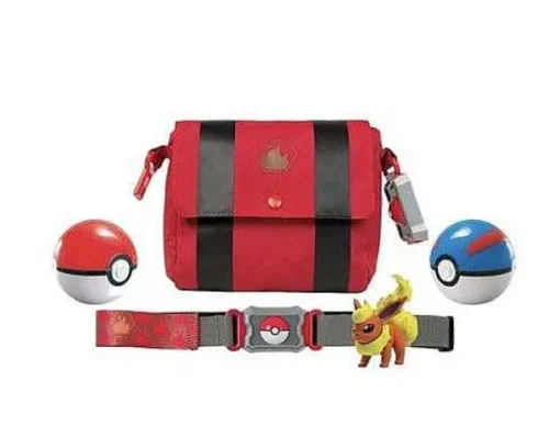 Pkm.store Sonstiges Merchandise-Pokemon Poke Ball Gurtel Mit 2X Pokeball Und 1X Figur