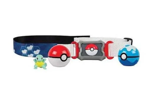 Pkm.store Sonstiges Merchandise-Pokemon Poke Ball Gurtel Mit 2X Pokeball Und 1X Figur