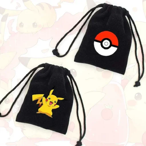 Pkm.store Rucksäcke & Taschen-Pokemon Poke Ball Oder Pikachu Beutel (Ca. 12X15Cm)