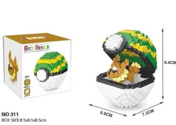 Pkm.store Pokeball & Pokebälle-Pokemon Pokeball / Pokebälle Baustein Set