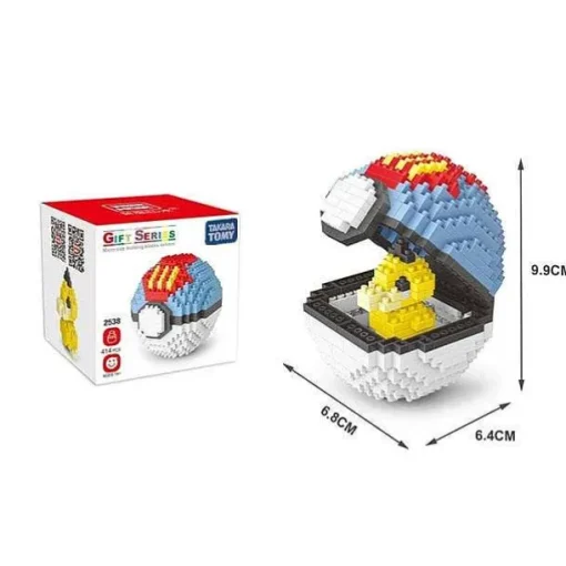 Pkm.store Pokeball & Pokebälle-Pokemon Pokeball / Pokebälle Baustein Set