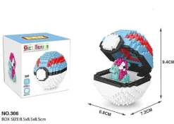 Pkm.store Pokeball & Pokebälle-Pokemon Pokeball / Pokebälle Baustein Set