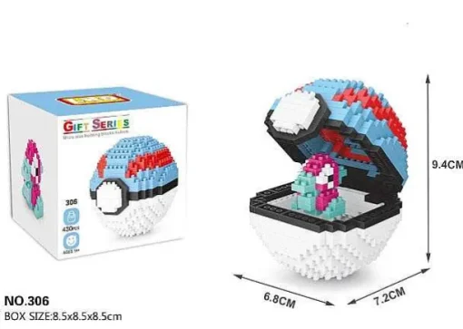 Pkm.store Pokeball & Pokebälle-Pokemon Pokeball / Pokebälle Baustein Set