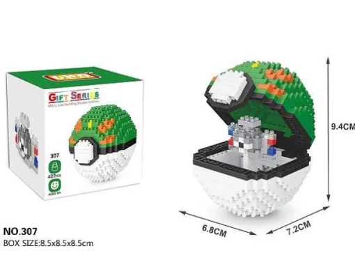 Pkm.store Pokeball & Pokebälle-Pokemon Pokeball / Pokebälle Baustein Set