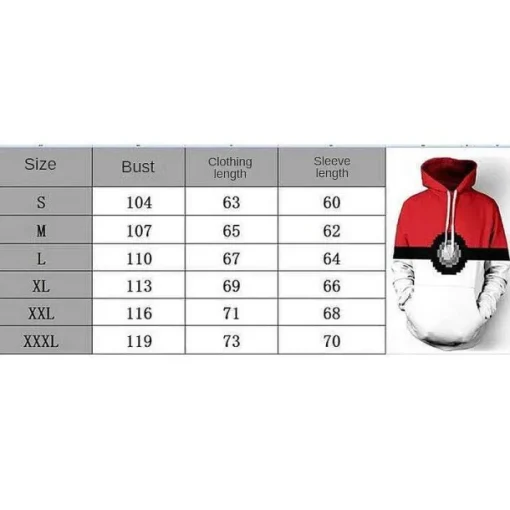 Pkm.store Herbst & Winter-Pokemon Pokeball Hoodie Fur Damen Und Herren