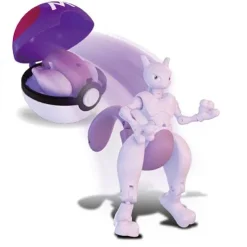 Pkm.store Pokemon Spielzeug-Pokemon Pokeball Set Mit Figur (Pikachu, Glurak, Bisaflor, Turtok, Garados)