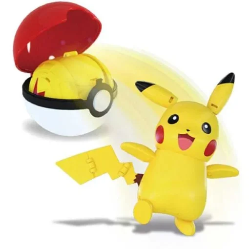 Pkm.store Pokemon Spielzeug-Pokemon Pokeball Set Mit Figur (Pikachu, Glurak, Bisaflor, Turtok, Garados)